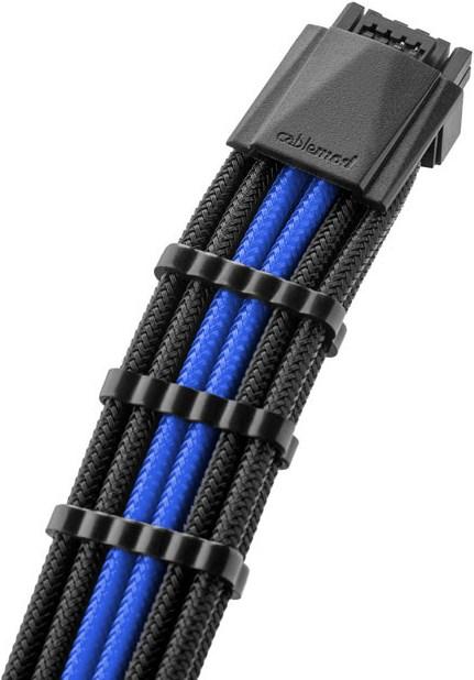 Actual product image CableMod RT-Series Pro ModMesh 12VHPWR Dual Cable Kit for ASUS/Seasonic - black/blue
