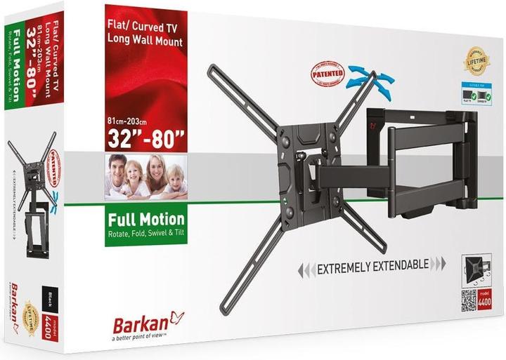 Actual product image Barkan WH 4400-SW (Wall, 80", 50 kg)
