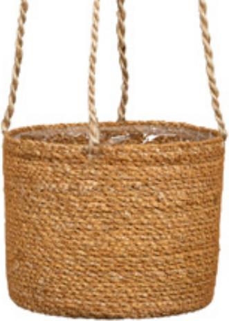 Produktbild Scheurich Seagrass 15, Korb Hängeampel/Hängekorb/ aus Seagrass Farbe: Nut, 15 cm Durchmesser, 13 cm (15 cm)