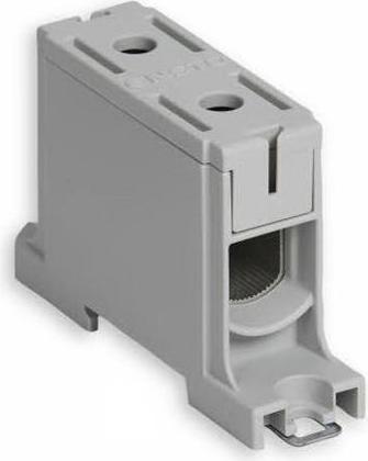 Actual product image Ensto Feed-through terminal Pro single grey 16-95mm² Cu/Al, tightening 20 Nm, 1000 V AC/DC