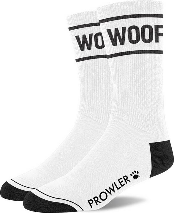 Actual product image Prowler WOOF Socks - White/Black (Single pack, 40 - 46)