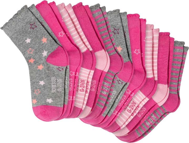 Actual product image Schiesser Star - 10 pairs of children's socks girls (pack of 10, 23 - 26)