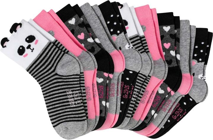 Produktbild Schiesser Panda - 10 Paar Kindersocken Mädchen (10er Pack, 31 - 34)