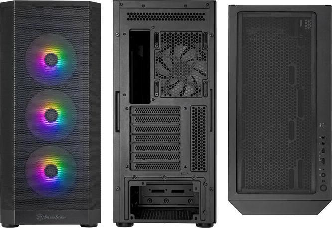 Actual product image Silverstone SST-FA514X-BG - FARA High Airflow ATX Mid-Tower gaming chassis with dual radiator suppor (ATX, mATX, Mini-ITX)