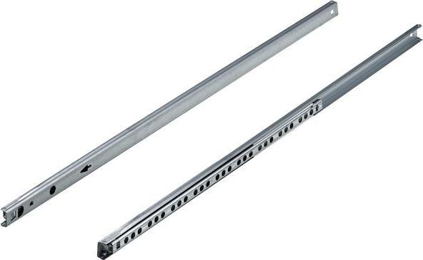 Image du produit Hettich Schubladenschiene Teilauszug 346-551 mm verzinkt 9136664 2 Stück