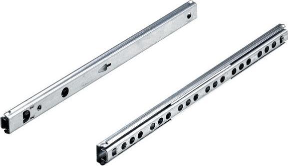 Produktbild Hettich Schubladenschiene Teilauszug 220-355 mm verzinkt 9136679 2 Stück