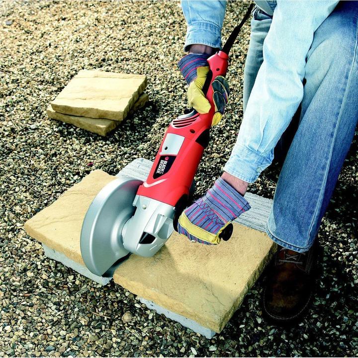 Actual product image Black & Decker Two hand angle grinder 2000W (230 mm)