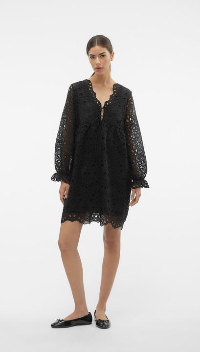 Produktbild Vero Moda Vmkejsa L/S Tie Short Dress Wvn Exp Kleid (S)