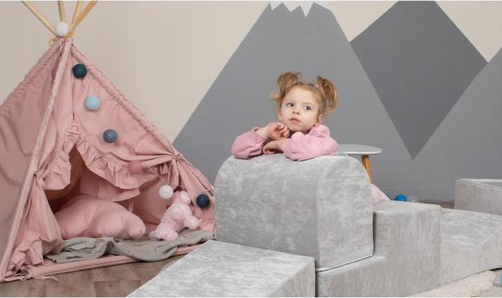 Produktbild Knorrtoys Spielblöcke soft - "Grey" (Kindersessel)
