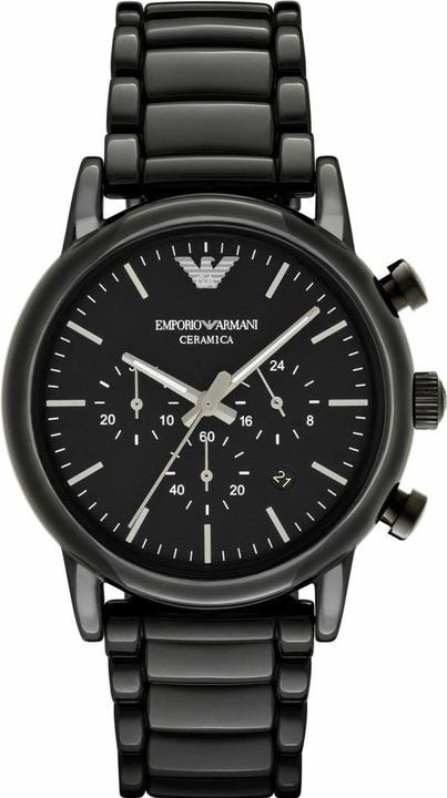 Actual product image Emporio Armani Luigi Ceramica Chronograph men's watch (Chronograph)