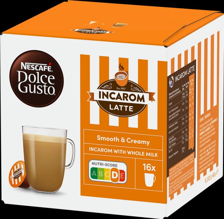 Actual product image Nescafé Dolce Gusto Incarom Latte (16 x Port.)