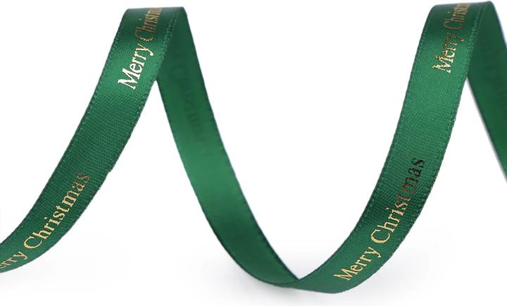 Produktbild Oliver Weber Collection Weihnachten Satinband Merry Christmas Breite 9 mm 430699a (Geschenkband)