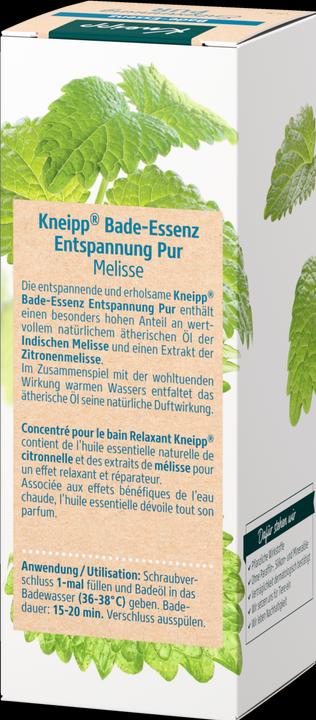 Produktbild Kneipp Bade-Essenz Entspannung Pur Melisse (100 ml, Badeöl)