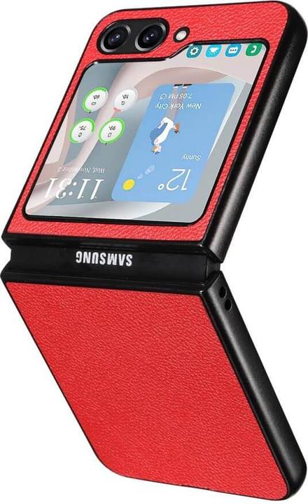 Produktbild Cover-Discount Galaxy Z Flip5 - Hybrid Schutzhülle rot (Samsung Galaxy Z Flip5)