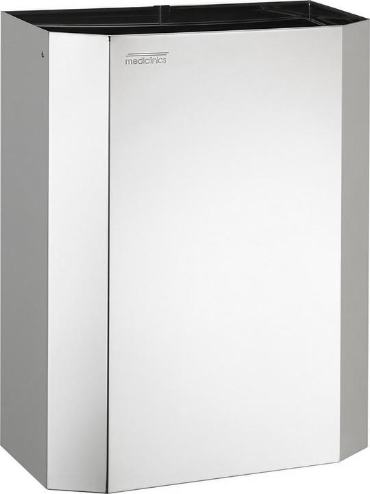 Immagine prodotto Valera Cestino Mediclinics in acciaio inox lucido da 25 L aperto con anello interno e 4 piedini in plastica (25 l)