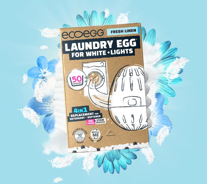 Actual product image Ecoegg Laundry egg for whites - Spring Blossom (50 Washing cycles, Feast)