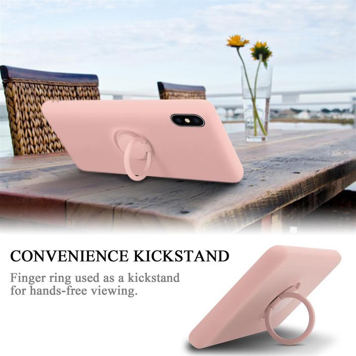 Produktbild Cadorabo TPU Liquid Ring Silicone Case Hülle (Apple iPhone X)