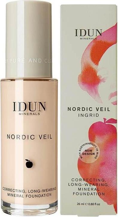 Actual product image IDUN Minerals Liquid foundation Nordic Veil Saga
