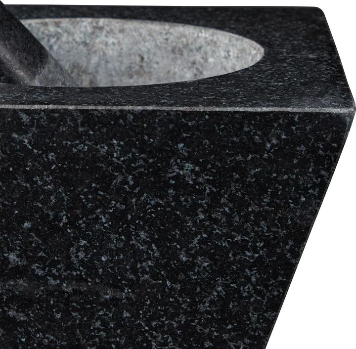 Image du produit Relaxdays Mortier et pilon, forme carrée