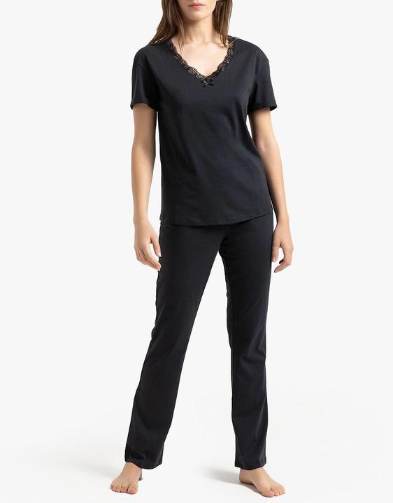 Actual product image La Redoute Collections Jersey pyjamas with short sleeves (42)