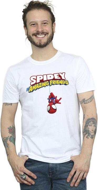 Produktbild SpiderMan Hanging Upside Down TShirt (4XL)
