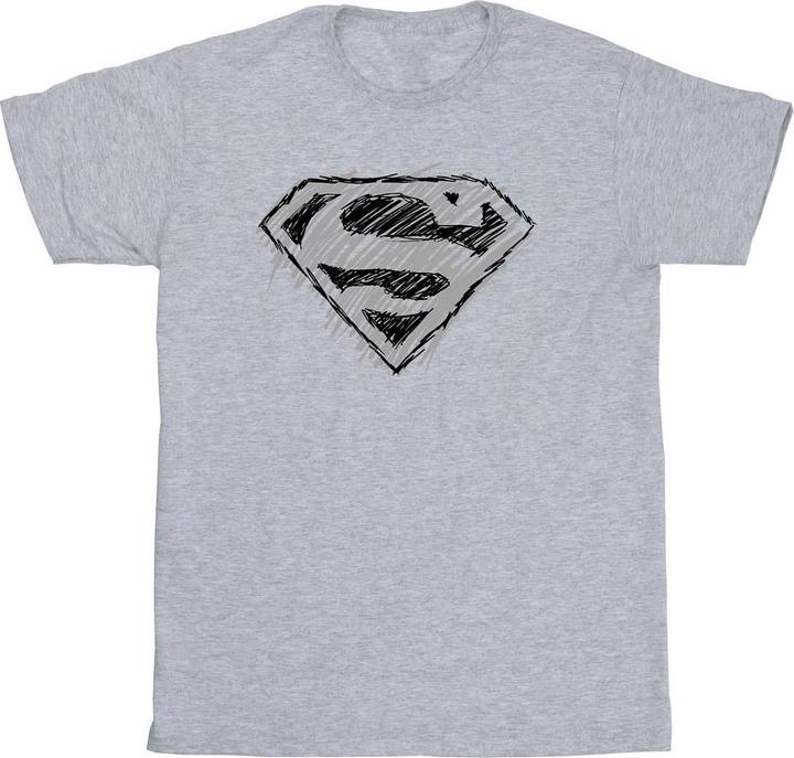 Superman Logo Sketch TShirt (L)