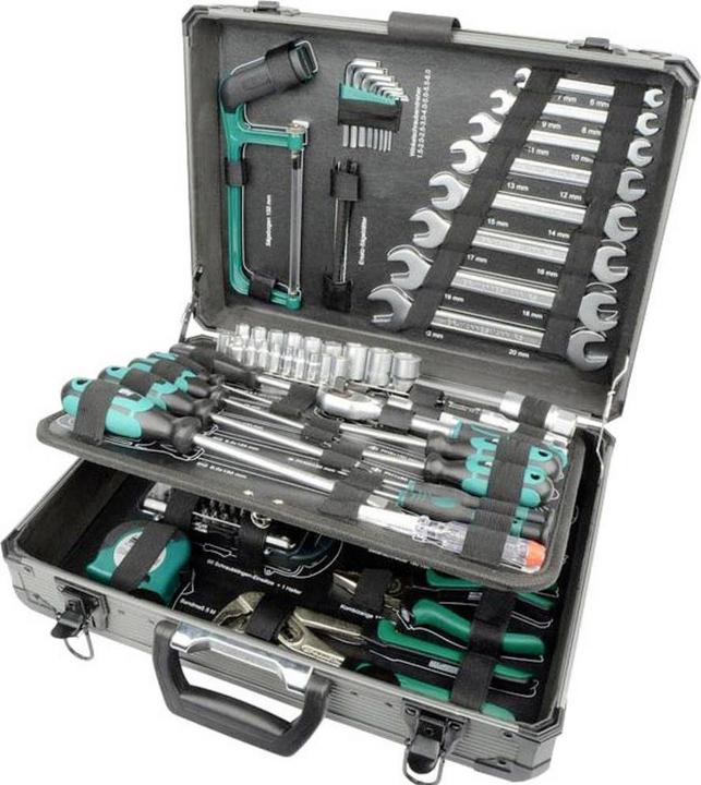 Actual product image Mannesmann Toolbox (133 pieces)