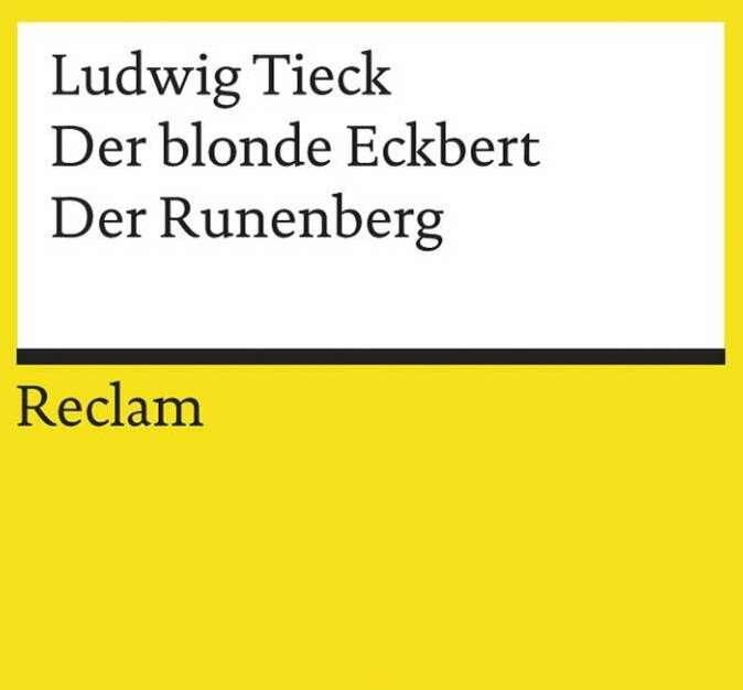 Produktbild Der blonde Eckbert Der Runenberg (Deutsch, Ludwig Tieck, 1986)