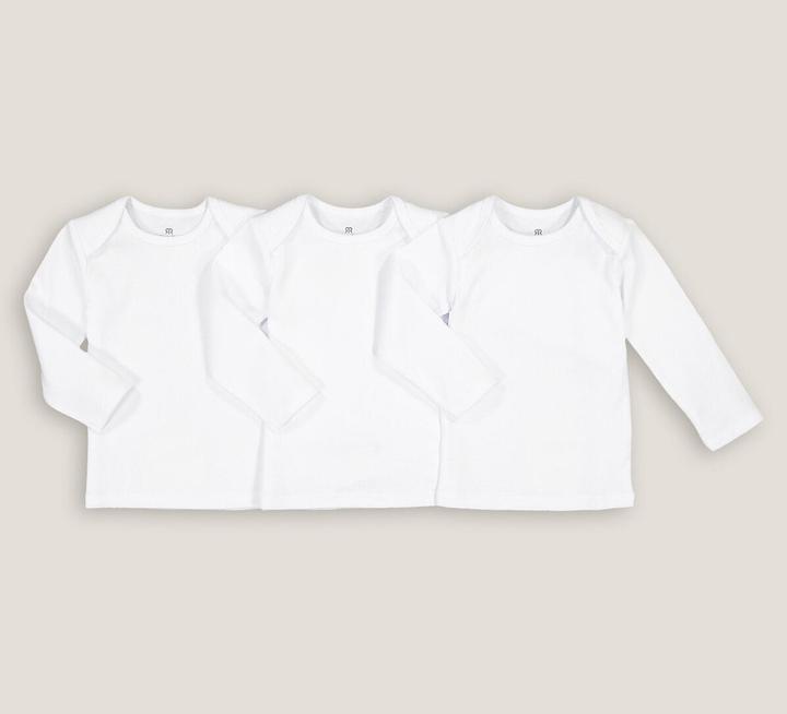 Produktbild La Redoute Collections 3er-Pack Unterhemden aus Bio-Baumwolle (80)