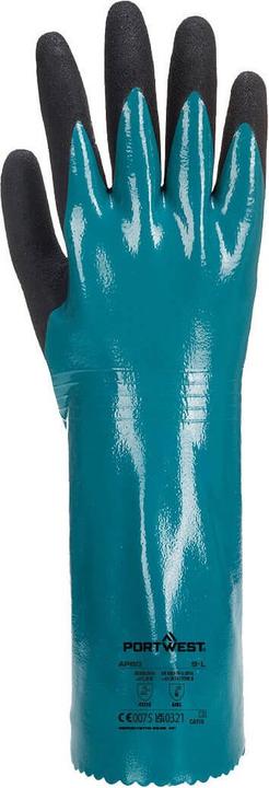 Produktbild Portwest Chemischer Fehdehandschuh AP60 Sandy Grip Leicht (L)