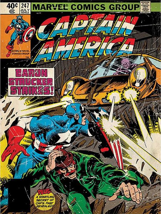 Produktbild Captain America Leinwanddruck Baron Strucker Strikes (80 x 60 cm)