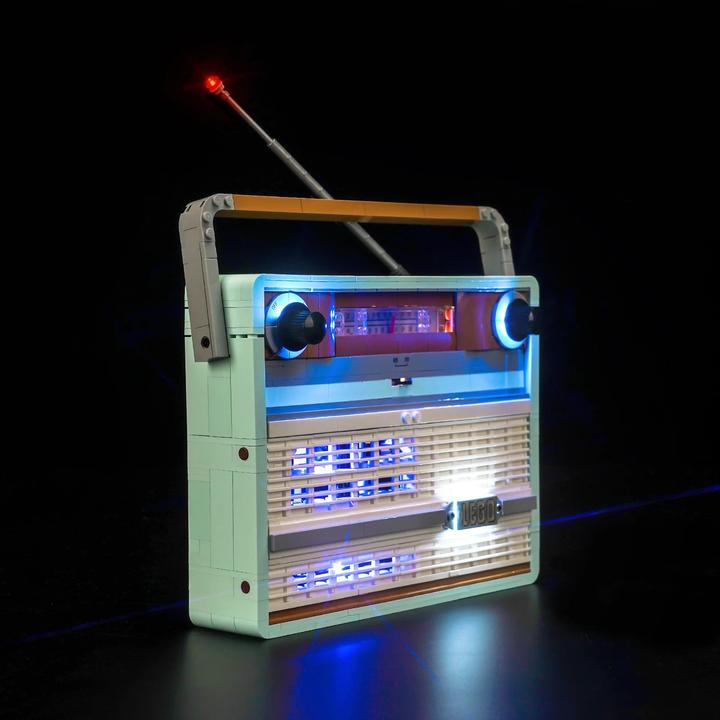 Image du produit BrickBling Kit d'éclairage LED pour LEGO - Radio rétro (10334)