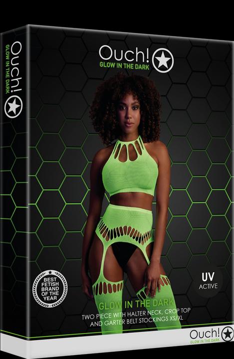Produktbild Ouch! Two Piece with Crop Top and Stockings (One Size)
