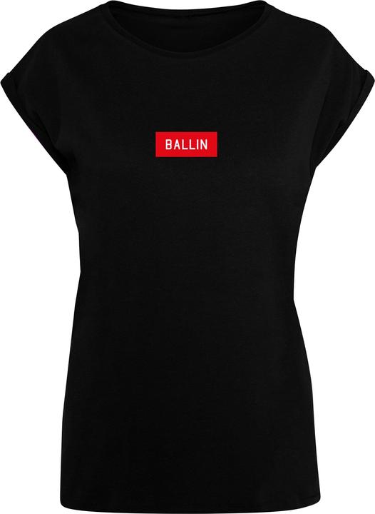 Mister Tee Ladies Ballin Box Extended Shoulder Tee - 125211