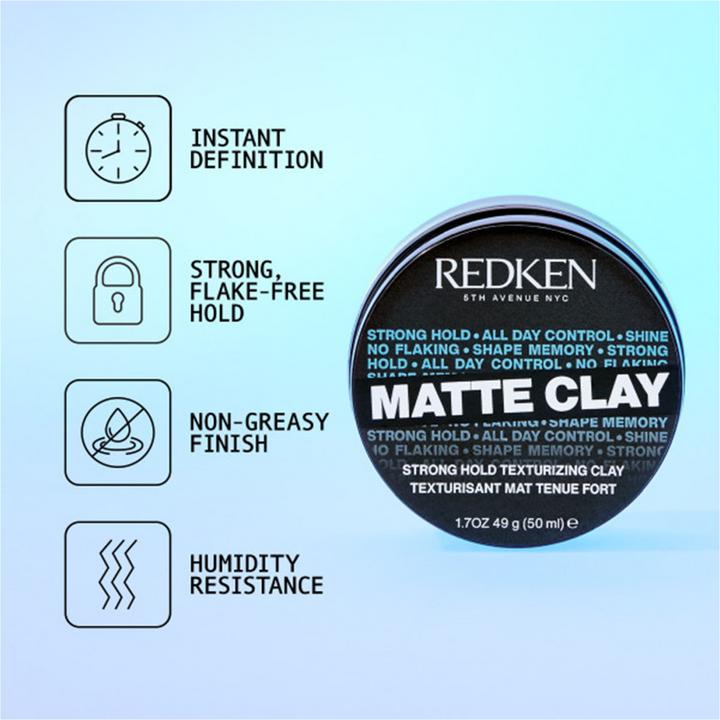 Actual product image Redken Matte Clay (Hair paste, 75 ml)
