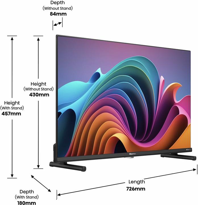 Actual product image Hisense TV 40A5NQ (40", A5N, QLED, Full HD, 2024)