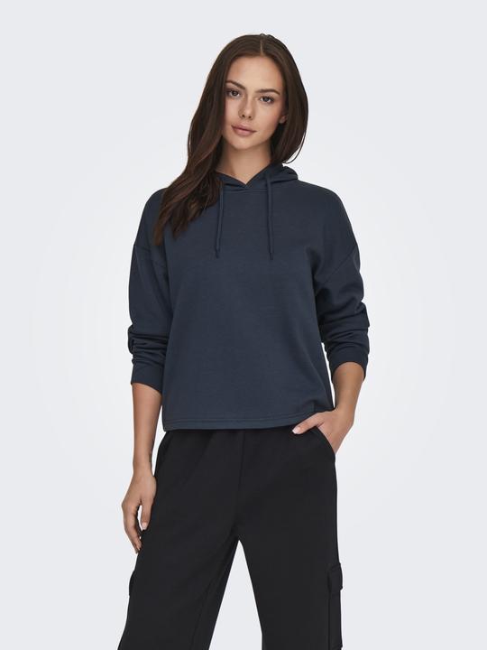 Produktbild Only Play Normal geschnitten Kapuze Gerippte Ärmelbündchen Tief angesetzte Schulter Sweatshirt Kapuzenpullover (M)