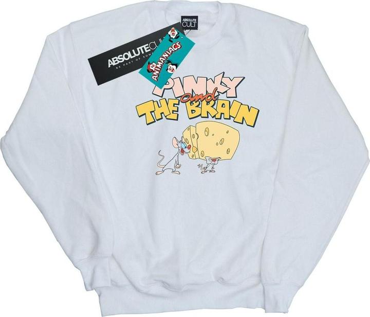 Universal Textiles Pinky And The Brain Sweatshirt Mädchen mit Käsekopf