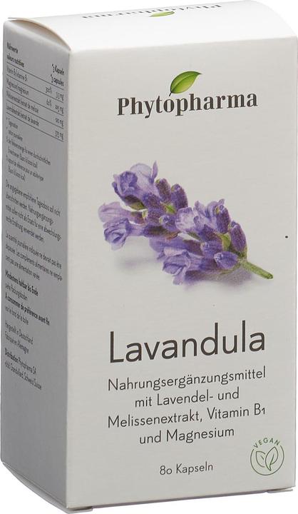 Produktbild Phytopharma Lavandula (80 Stück, Kapseln, 80 g)