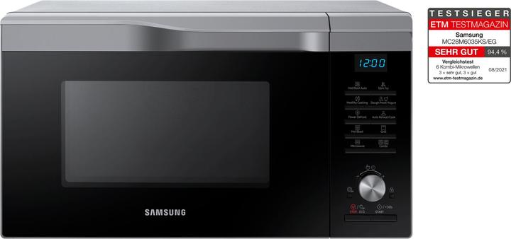 Immagine prodotto Samsung Microonde HH 900W/28 litri - MC28M6035KS/EG *argento* (28 l)
