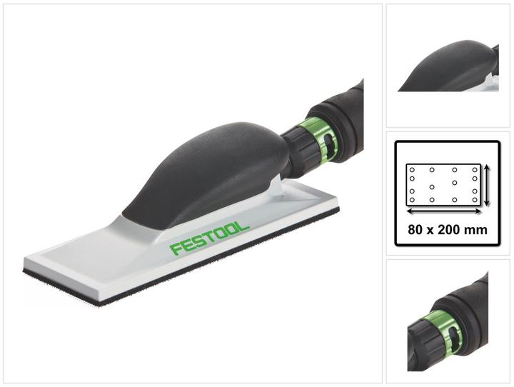 Actual product image Festool Tampone di levigatura HSK-A 80x200 (P80)