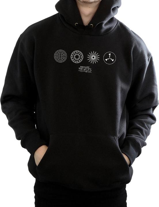 Produktbild Fantastic Beasts Circular Icons Kapuzenpullover (XXL)
