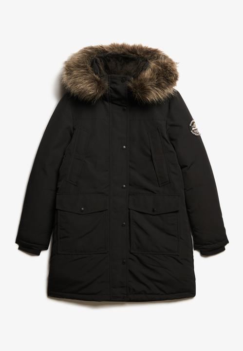 Superdry EVEREST FAUX FUR PARKA JACKET Dames Jas - Maat XS (XS)