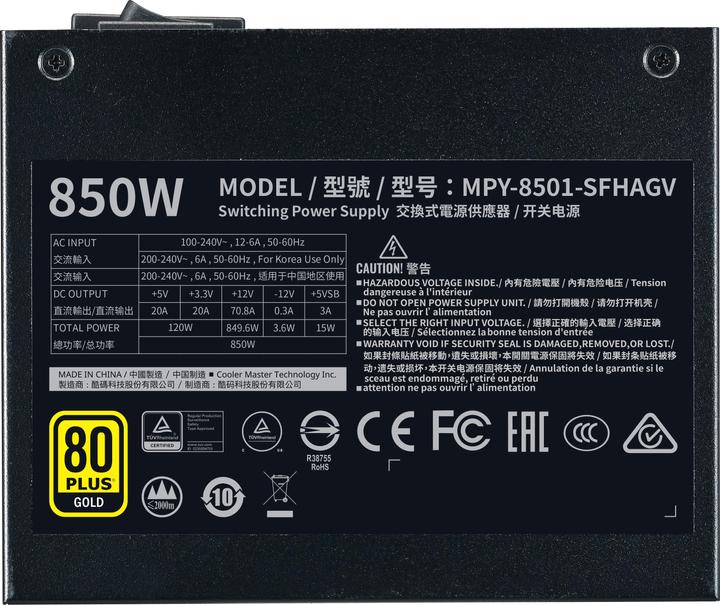 Produktbild Cooler Master V850 (850 W)