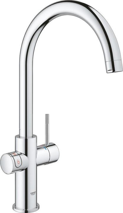 Actual product image Grohe Küchenarmatur mit Filterfunktion und kochend heisses Wasser GROHE Red Duo chrom glänzend 30079001