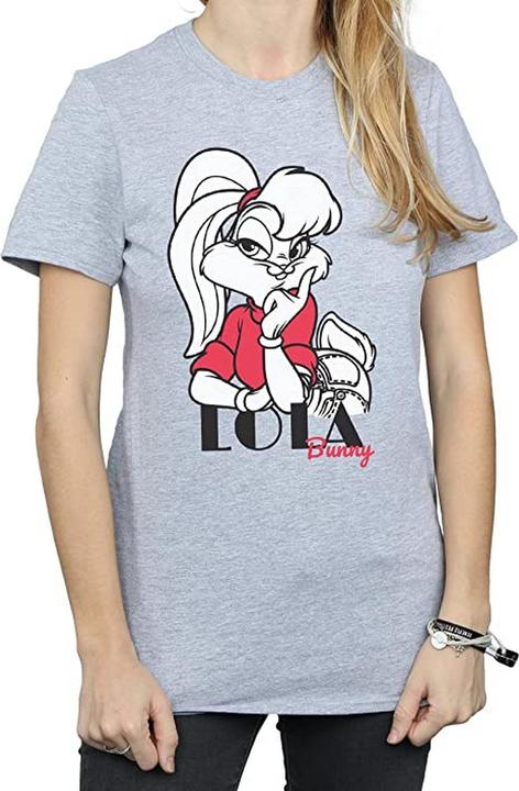 Actual product image Looney Tunes Womens/Ladies Classic Lola Bunny Boyfriend T-Shirt (XL)