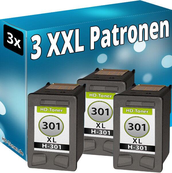 Image du produit Druckfuxx 3x Patronen für HP 301-XL Envy 4500 5530 4502 4504 4507 4508 5532 5534
