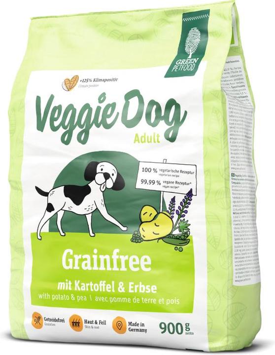 Immagine prodotto Green Petfood Veggie Dog Grainfree Adult con patate e piselli (Adulto, 1 pz., 900 g)
