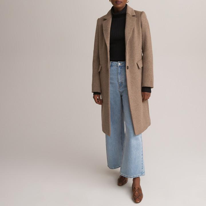 Image du produit La Redoute Collections Manteau avec fermeture à boutons (50)