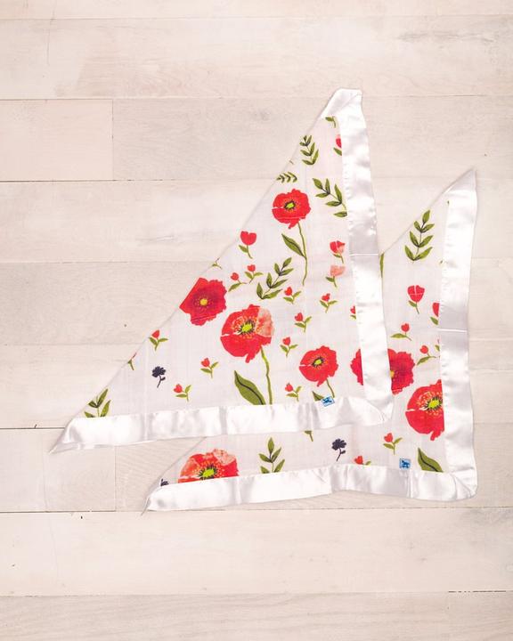 Image du produit little unicorn Couverture de sécurité en mousseline de coton, paquet de 2